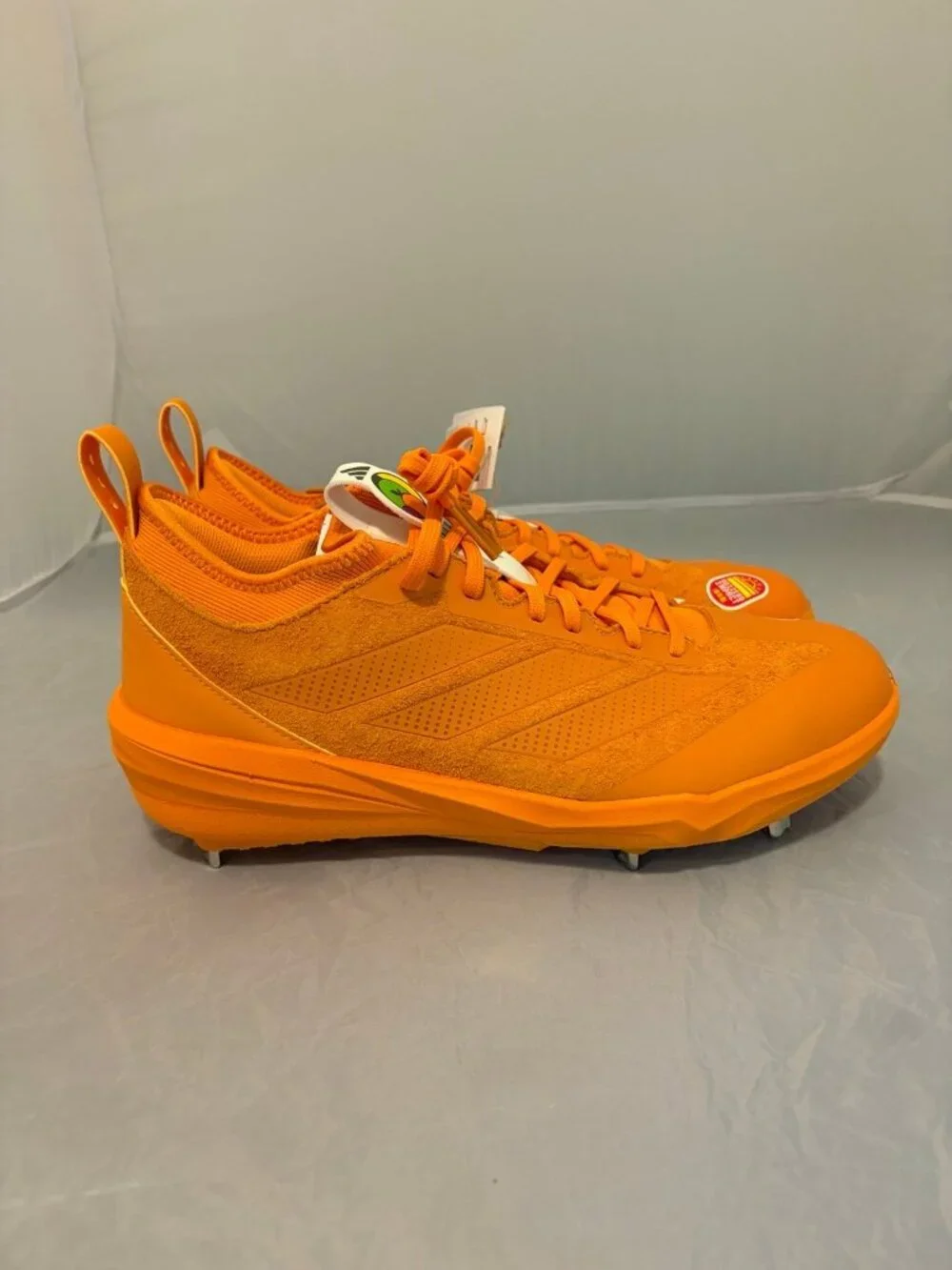 Adidas Adizero Impact 2.0 Baseball Somos Orange  cleats size 10.5 JS2979 metal